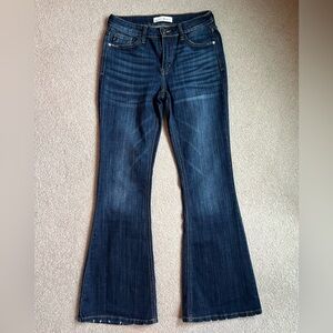 Like New KanCan Hayden Mid Rise Flare Jeans (Petite)